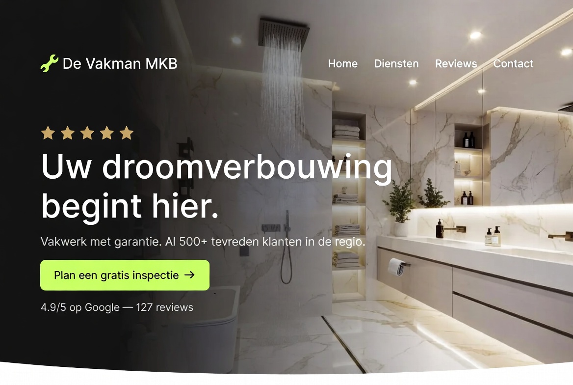 Moderne website door FrisseSite