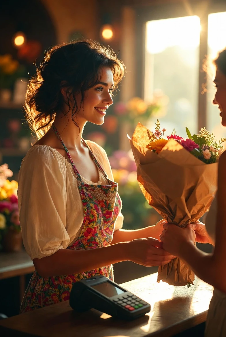 Ondernemer aan het werk